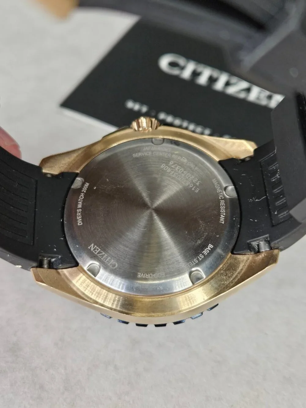 Citizen Promaster Eco Drive Diver's 200mm Solar Wristwatch Watch with Box